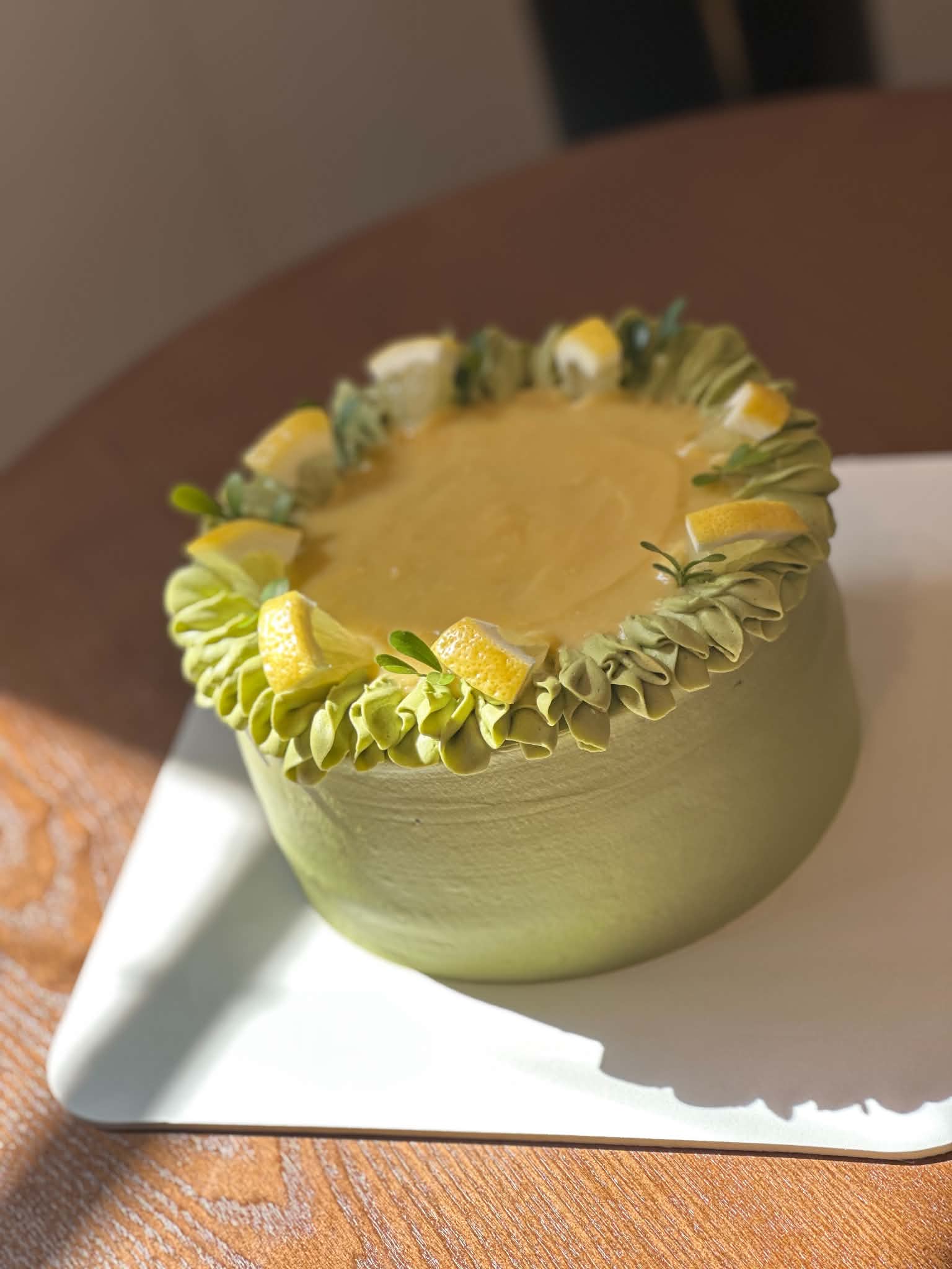 Matcha Lemon Cake